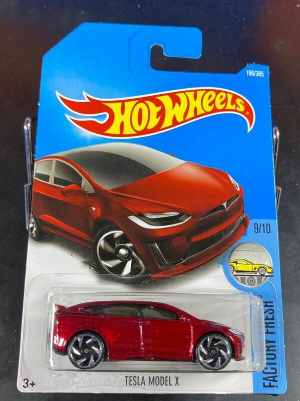 ホットウィール HOTWHEELS TESLA MODEL X テスラ モデルX 赤