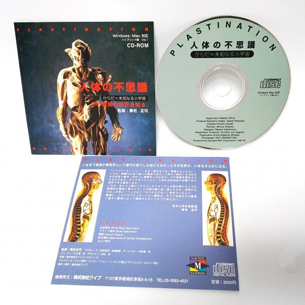 【同梱OK】 人体の不思議 ■ CD-ROM ■ Windows / Mac 両対応 ■ 骨格 / 筋肉 / 標本