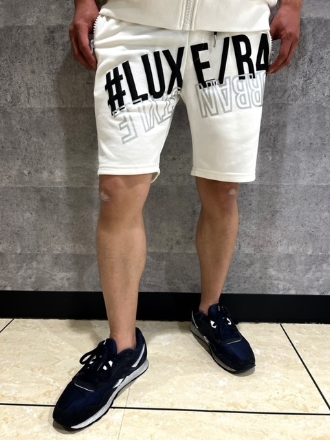 LUXE／R　ラグジュ　白　L　 膨れジャガードプリントショートパンツ　セットアップ可