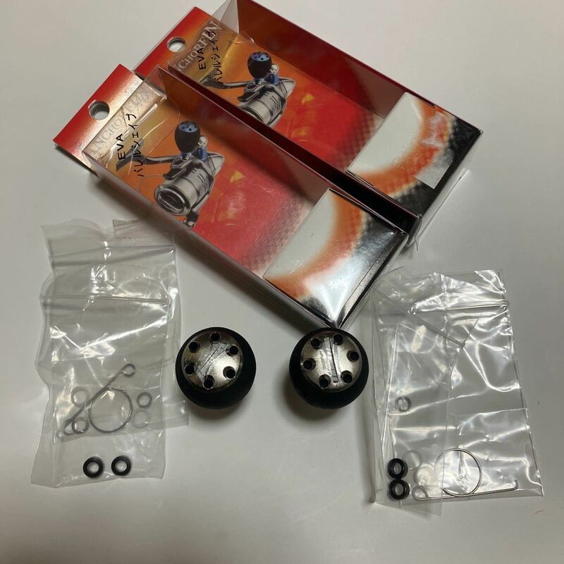 ［中古・美品］ZPI イナーシャ ハンドルノブ シルバー × 2コセット