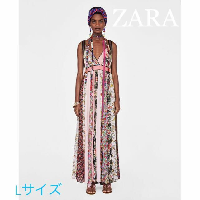 sale!新品タグ付☆ZARAザラstudio collection☆パッチワークプリーツドレスA