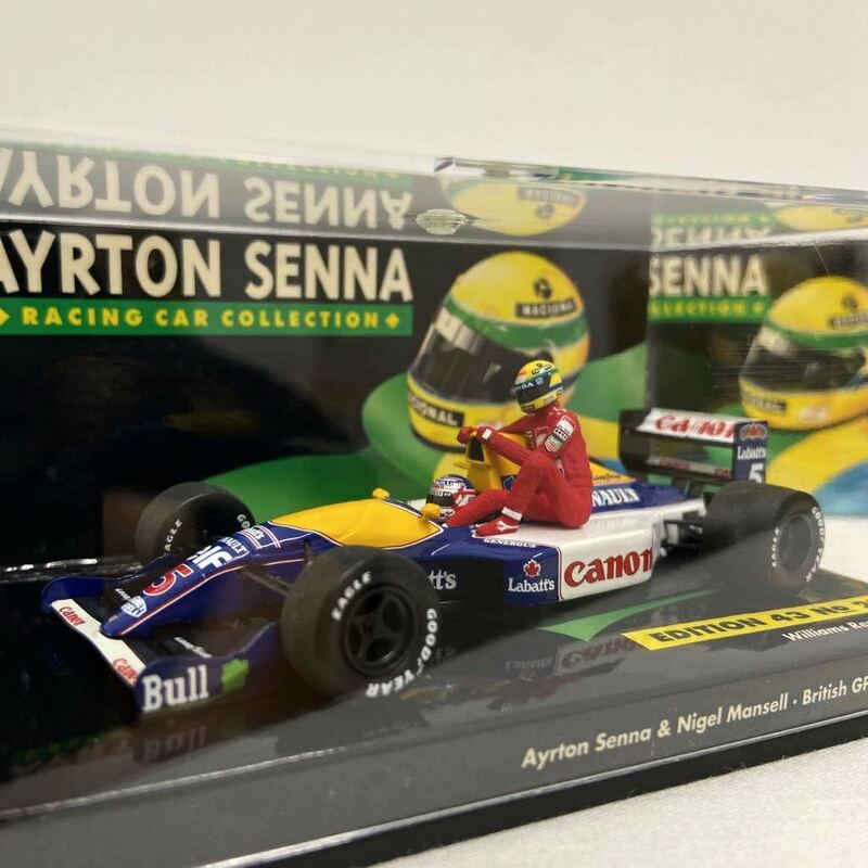 PMA 1/43 Ayrton Senna & Nigel Mansell Williams Renault FW14 #5 F1 British GP 1991年 アイルトンセナ ウィリアムズ マンセル ミニカー