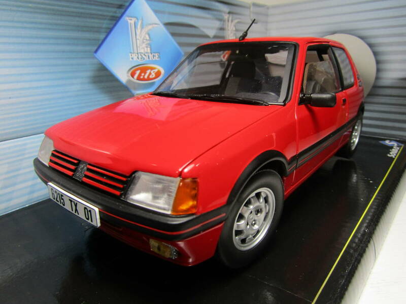 PEUGEOT 1/18 プジョー 205 GTI 1.9 レッド FRANCE 1992 Solido 1:18 Peugeot 205 GTI 1.9 ソリド製 SOLIDO 仏 名車 RED 