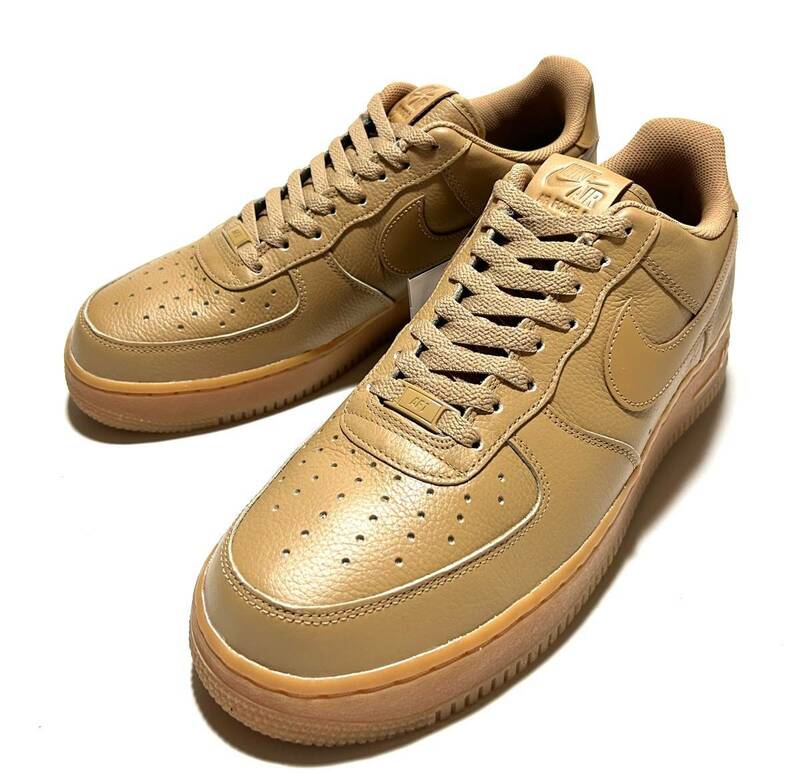 【新品】NIKE AIR FORCE 1 BY YOU UNLOCKED（US11.5/29.5cm）ブラウン ナイキ バイ ユー アンロックド エアフォース 1 ガムソール