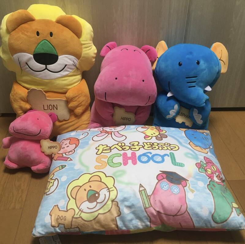 たべっ子どうぶつ ぬいぐるみ　まとめて　5個セット　たべっ子どうぶつ　BIGぬいぐるみ　ジャンボぬいぐるみ　クッション