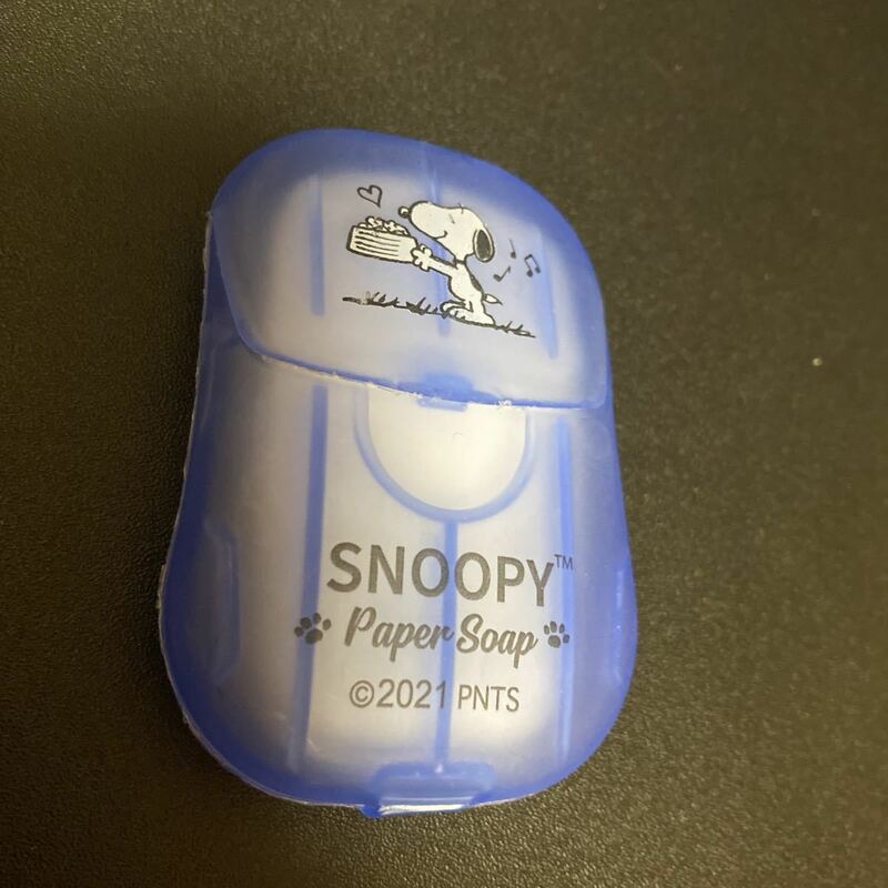 スヌーピー ペーパーソープ ブルー 紙石鹸 グッズ SNOOPY ハンドウォッシュ