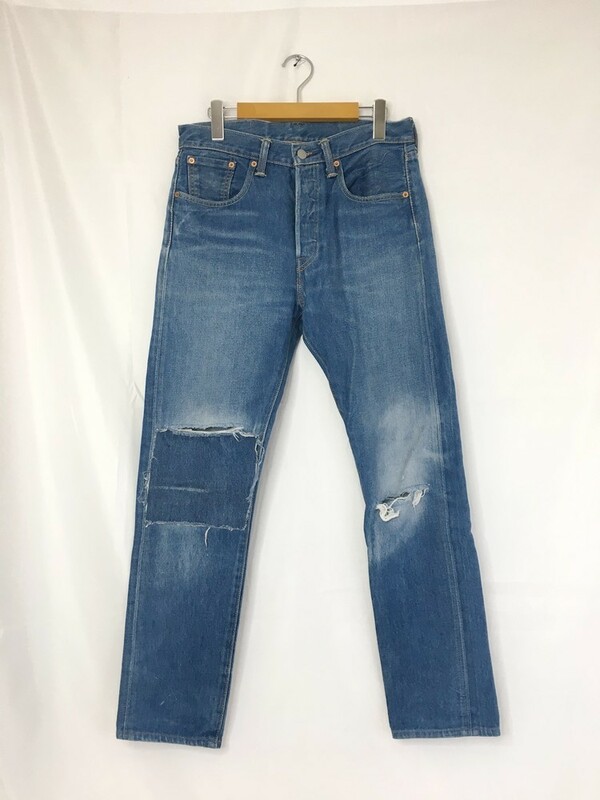 LEVI'S 501CT リーバイス ユーズド加工スリムストレートデニム PC9-18173-0004 サイズ：29 カラー：ブルーウォッシュ