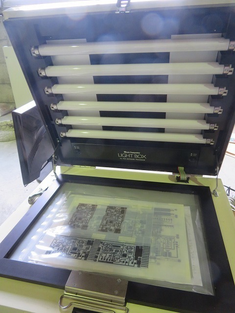 Sun hayato BOX-W10 LIGHT BOX for PCB EXPOSURE PROCESSOR デジタル大型ライトボックス ◎動作品