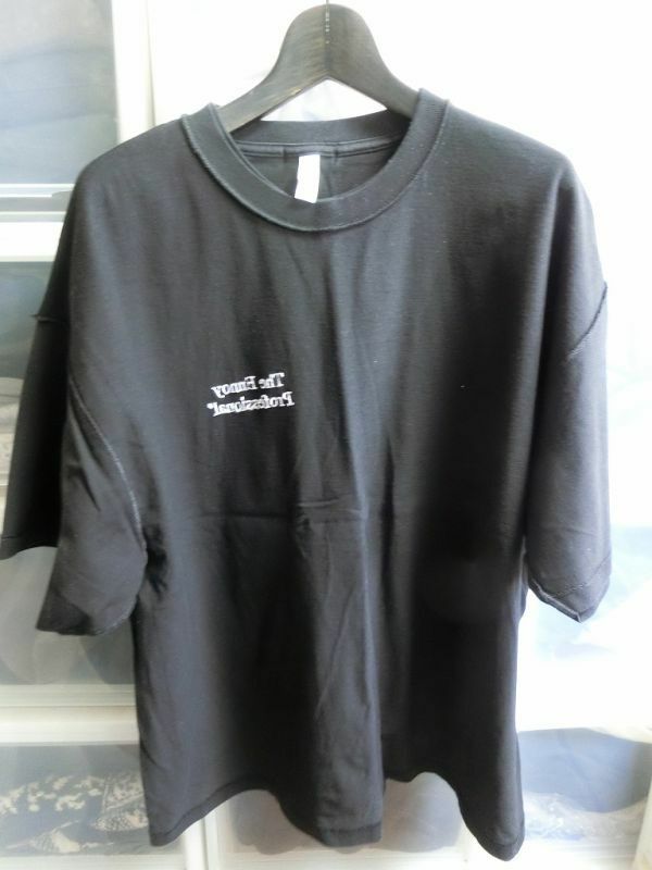 The Ennoy Professional リバース ロゴ 刺繍 重ね Tシャツ XL ブラック エンノイ