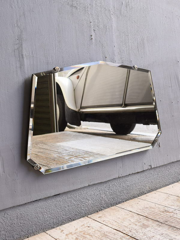 イギリス アンティーク　 壁掛けミラー 鏡　11653