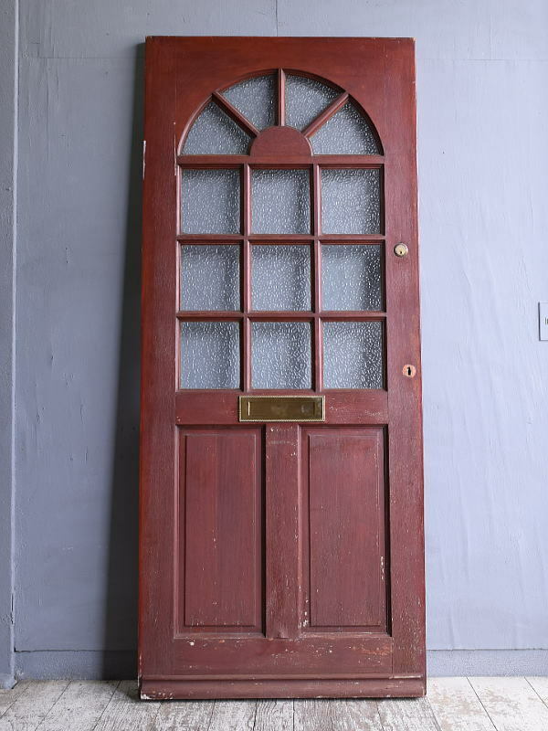 イギリス アンティーク ガラス入りドア 扉 建具 11658