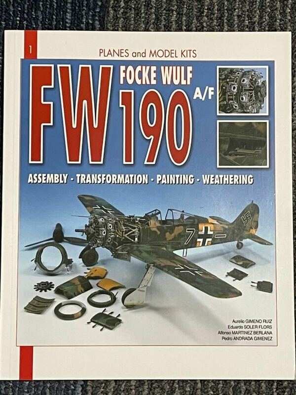 Planes and MODEL KITS フォッケウルフFW190A/F　English 洋書