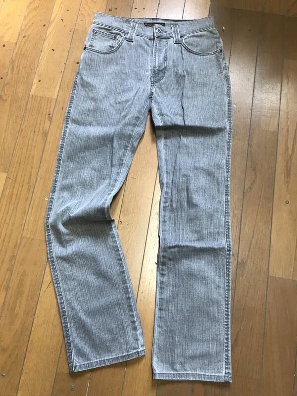 ryo-ジ nudie jeans デニムパンツ ヌーディジーンズ　W28 ストレッチデニム　イタリア製