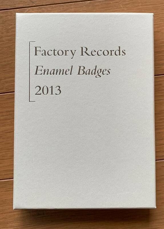 FACTORY RECORDS ENAMEL BADGES 2013 オフィシャル・ピンバッジ・セット 未使用