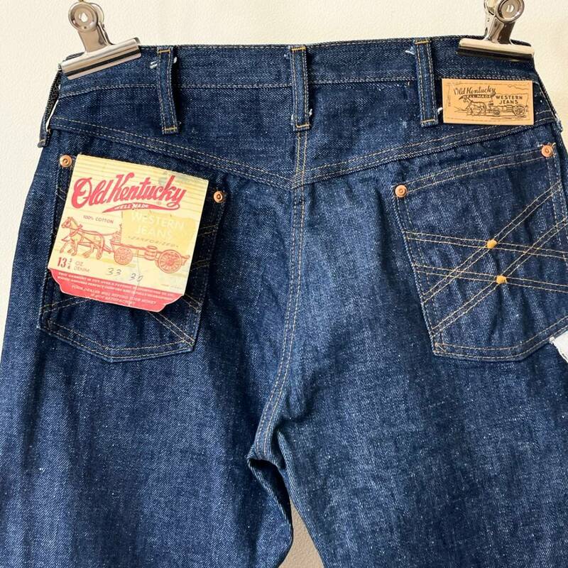 希少《 Mint Condition(1Wash) / OLD KENTUCKY / W33 L30 》50s 60s 極上品 デッド【 ビンテージ インディゴ デニム パンツ アメリカ製】