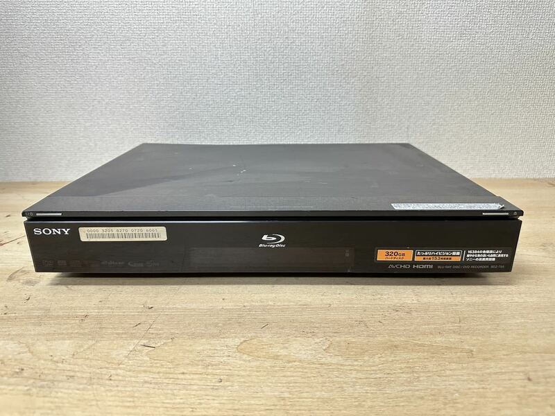 A276　SONY/ソニー　ブルーレイ/DVDレコーダー・プレイヤー　BDZ-T55 通電確認のみ