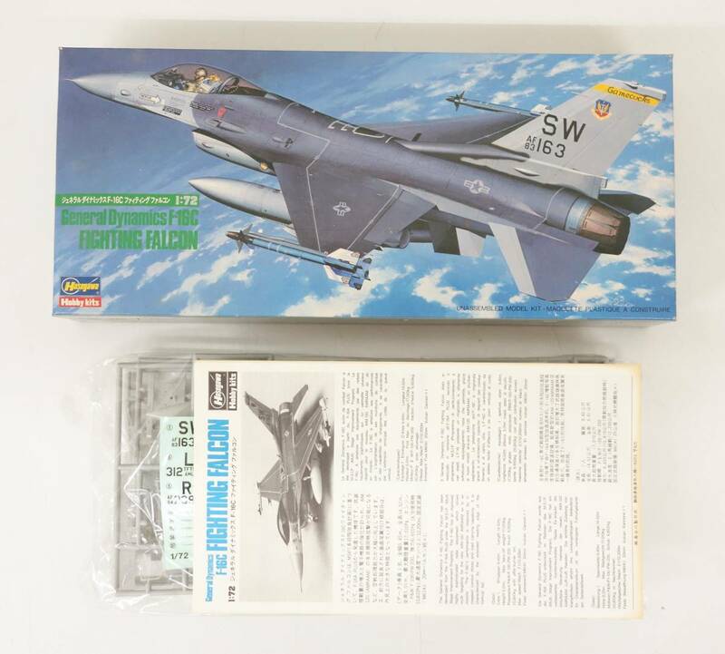 当時物 ＊ハセガワ＊1/72　プラモデル NO.603 ＊アメリカ空軍　戦術戦闘機 ＊F16C　FIGHTING FALCON 　ファイティングファルコン　