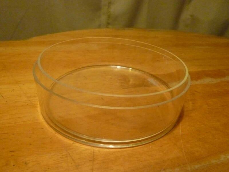 ハイレックス　ガラス製の重ね円形容器?