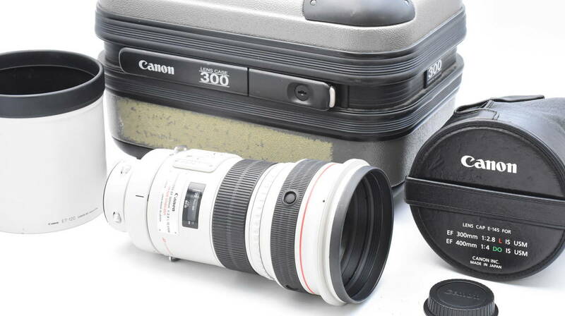 キヤノン Canon EF 300mm F2.8L IS USM ケース付き レンズ (t3604)
