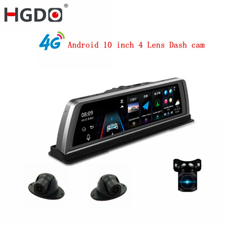 E001 ADAS Android 10 センターコンソールミラー GPS WiFi FHD 1080 Dvr WHEXUNE 2020 新車 DVR Dashcam 4 グラム 4 チャンネル