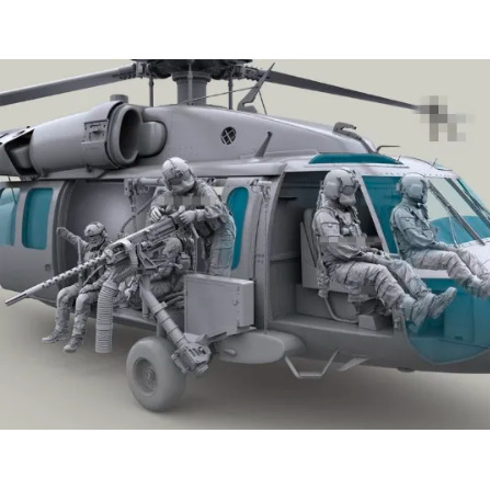 E010 モデルキット兵士ヘリコプター 1/35樹脂