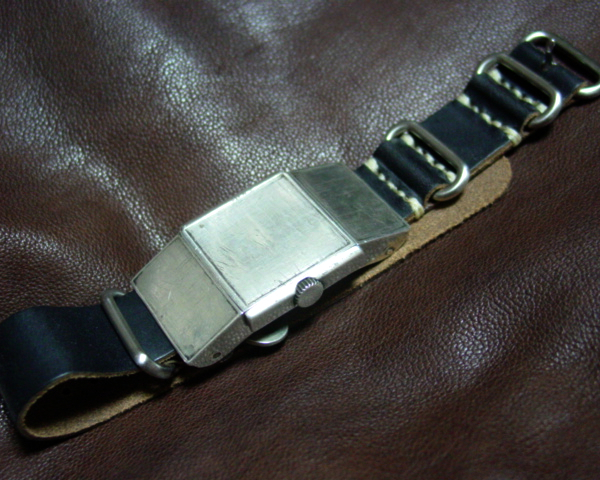 1930年代製造 Belt buckle watch CYMA (Tavannes) CHRONOMETRE シーマ クロノメーター 銀無垢 ベルトウォッチ