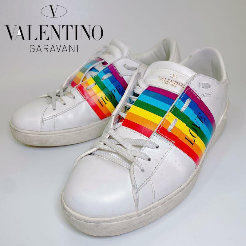 1851VALENTINO ヴァレンティノ 定価8.9万 レインボー スニーカー