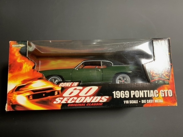 Ertl Collectibles★1/18★1969 PONTIAC GTO (GONE IN 60 SECONDS) 