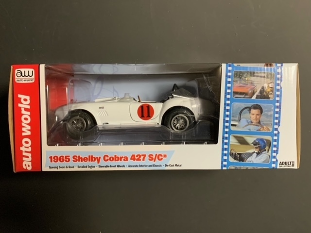 auto World 1/18★1965 Shelby Cobra 427 ★S/C★ELVIS PRESLEY★SPINOUT