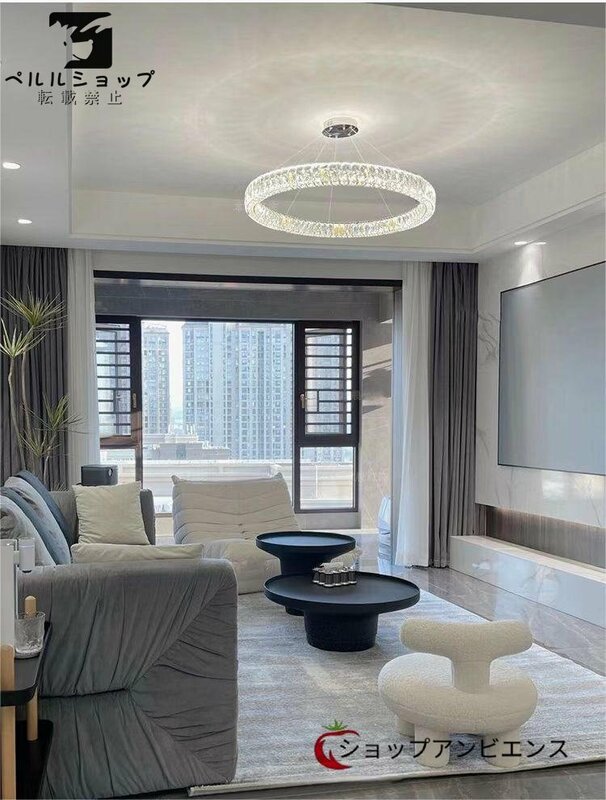 新入荷★最新デザイン 水晶吊り下げ照明 シンプル 個性的 居間 リビング 寝室 直結タイプ 天井照明