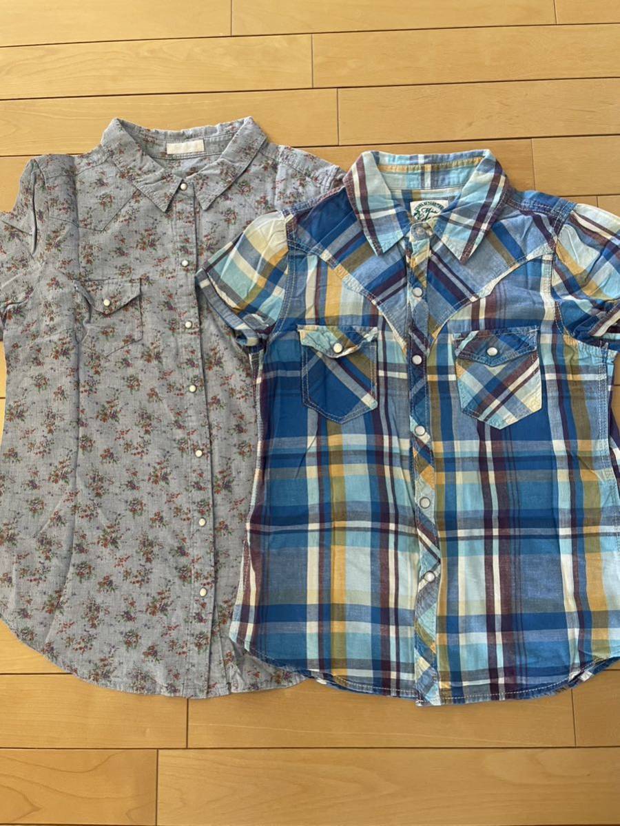 【お買得・早い者勝ち】ノーリーズ　nolley’s 半袖シャツ　+ エドウィン（EDWIN）　半袖シャツ　サイズ:38（M）