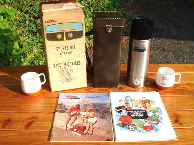 入手困難★箱付デッドストック【THERMOS】お宝サーモス★Stainless Bottle Sports Kit★稀少Made in U.S.A.♪