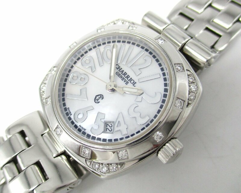 ■シャリオール■美品■アレキサンダー 50thアニバーサリー ダイヤベゼル ALEXS■レディース腕時計