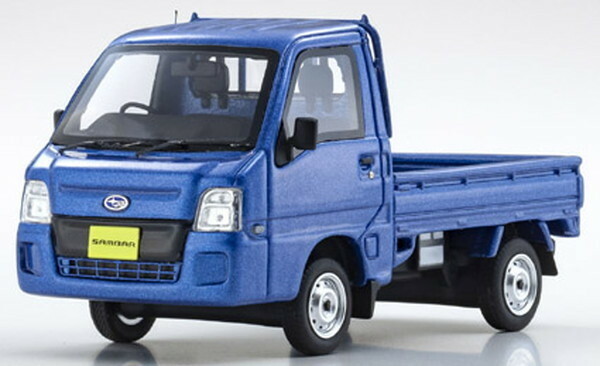 京商オリジナル 1/43 スバル サンバー トラック (ブルー) 完成品ミニカー KSR43107BL　送料無料