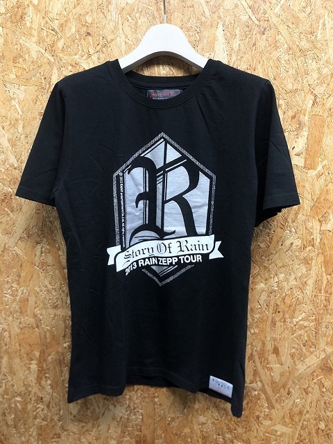 RAINY entertainment Tシャツ 『Story Of Rain / ピ(???) / 2013 RAIN ZEPP TOUR』 K-POP 音楽 半袖 綿100% ブラック 黒 レディース
