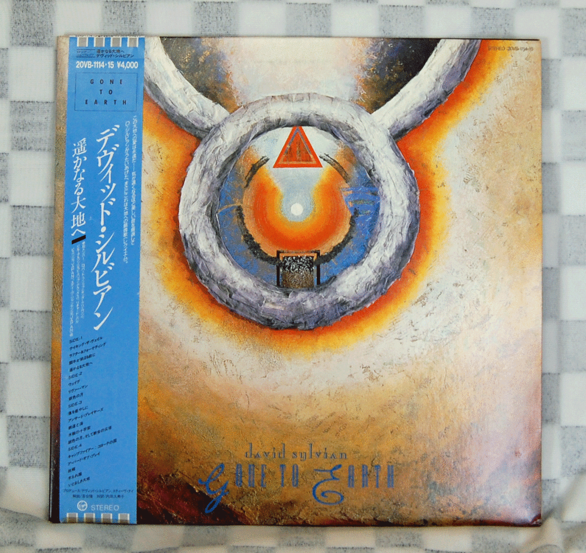 遥かなる大地へ/デヴイッド・シルビアン～David Sylvian/20VB-1114・5/2LPレコード