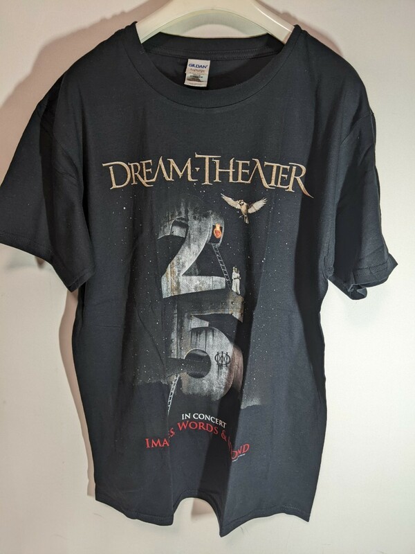 未使用自宅保管 ドリームシアター Dream Theater Images, Words & Beyond T-Shirt 25th Anniversary Tour Men's Mサイズ シャツ プログレ