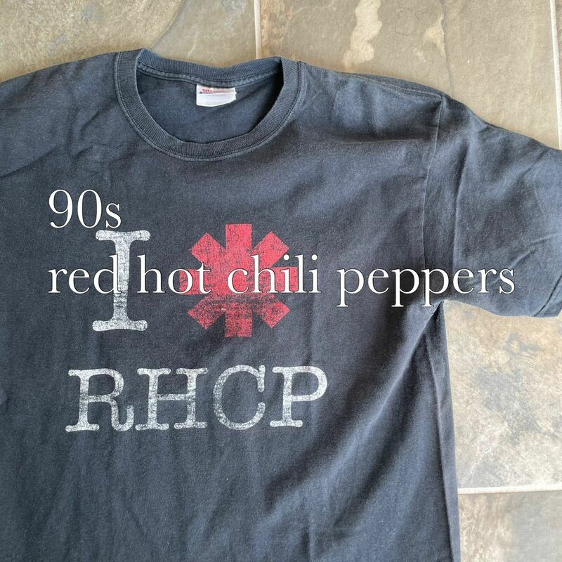 red hot chili peppers 90s ビンテージ tシャツ レッドホットチリペッパーズ レッチリ vintage tee メタル ロック M