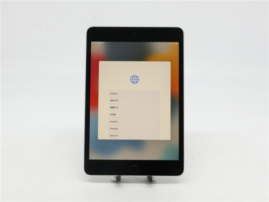 中古 Apple iPad mini 第4世代 Wi-Fiモデル 128GB A1538　バッテリー容量99％　アクディベーションロックあり　ジャンク品　送料無料