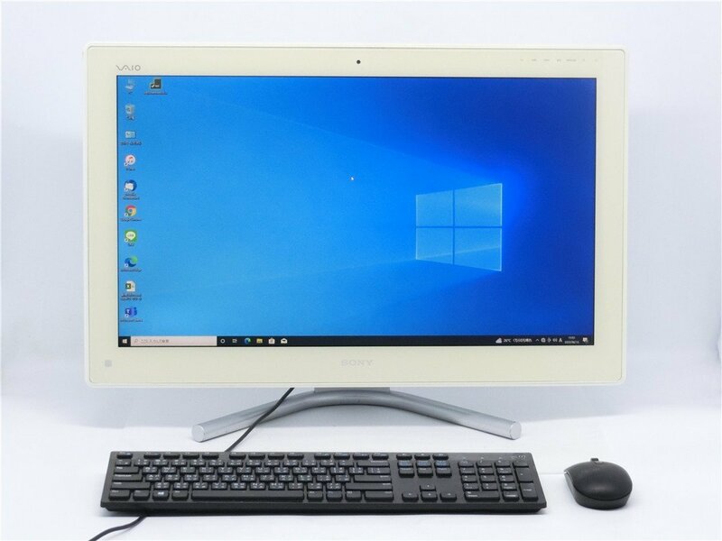 中古 一体型パソコン 　WEBカメラ　Windows10+office SONY　VPCL247FJ core i5　2450M/新品SSD256GB/メモリ8GB/23インチ　送料無料