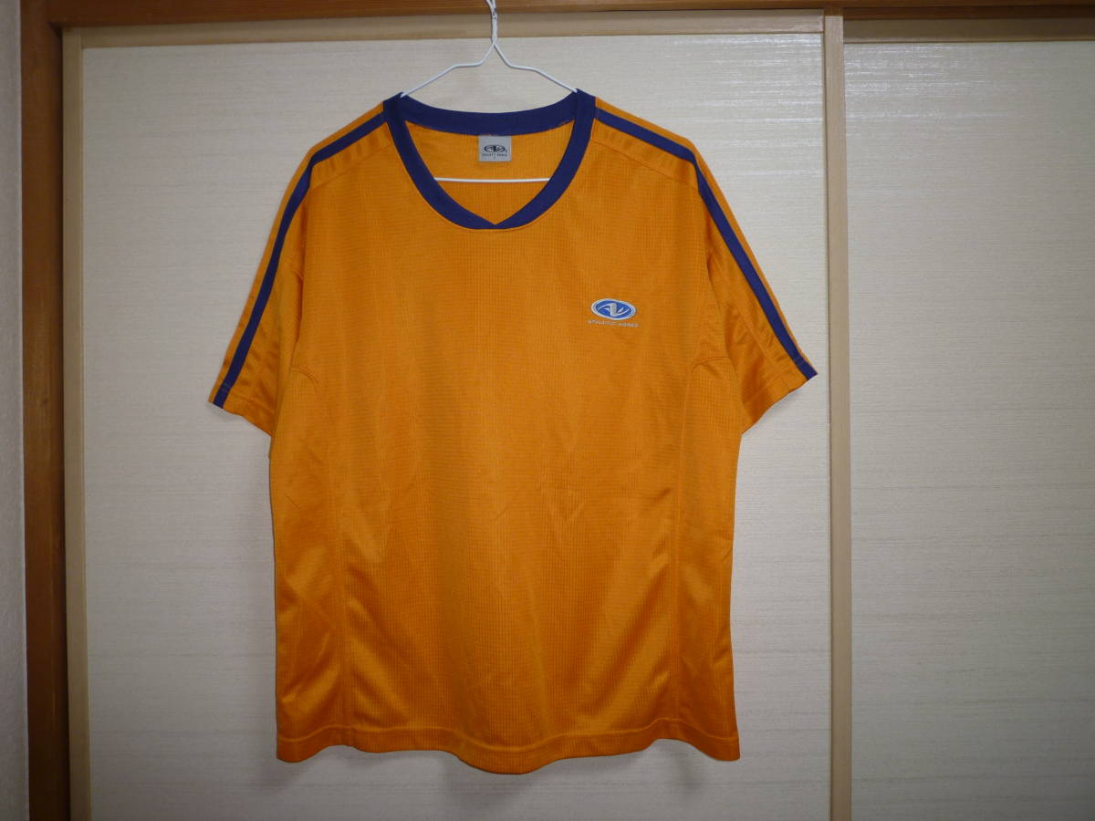 ATHLETIC WORKS 半袖シャツ 橙 Lサイズ