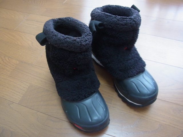 ノースフェイス THE NORTH FACE WATERPROOF スノーブーツ 25cm レディース ボア 黒系 USED 