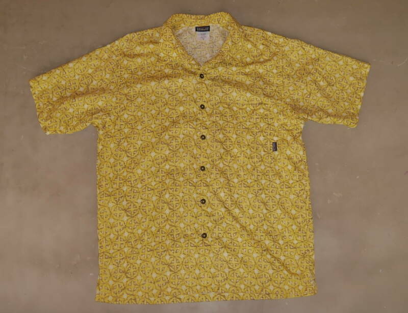 パタゴニアACシャツ A/C Shirts patalohaビンテージ古着Sサイズ90年代ACG90'sレトロXパタロハ登山クライミング半袖シャツrhythmリズム