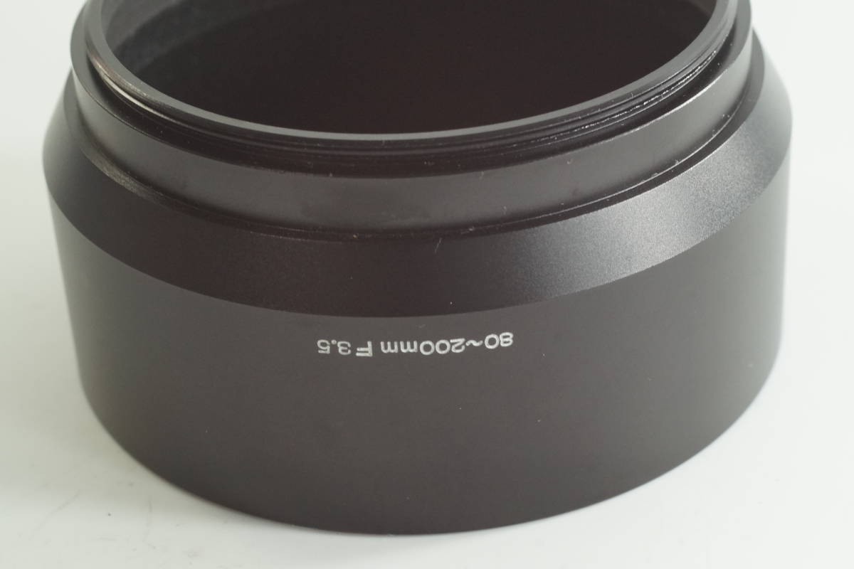 影OG【キレイ】KONICA 80-200mm F3.5 コニカ AR80-200mmF3.5用 メタルフード （67mm径）