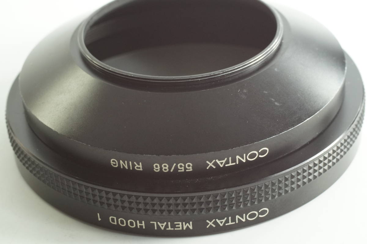 影FG【おおむねキレイ 】CONTAX 55／ 86 RING コンタックス 55 ／86 リング METAL HOOD 1 メタルフード