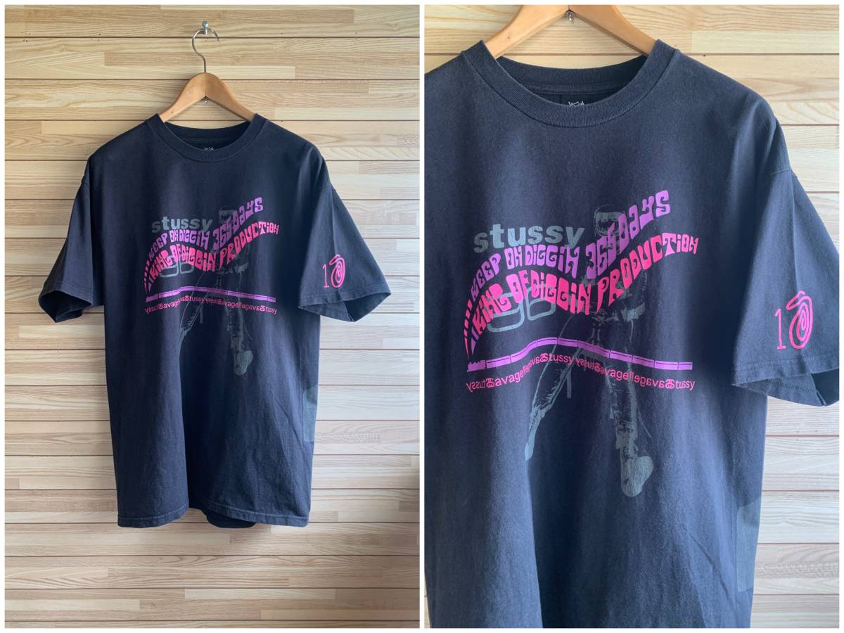 #セール★★サイズ L★訳あり★STUSSY ステューシー OLD TEE オールド Tシャツ ビンテージ★DJ MURO★THE KING OF DIGGIN' SAVAGE