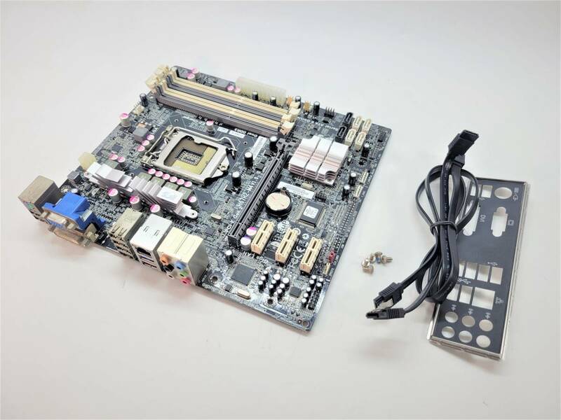【中古・動作PC取り外し品】ECS製 MicroATXマザーボード H67H2-M4 LGA1155