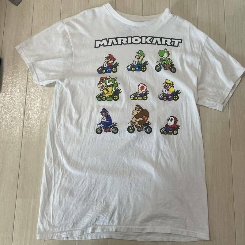 マリオカート　任天堂　nintendo tシャツ Mサイズ　白