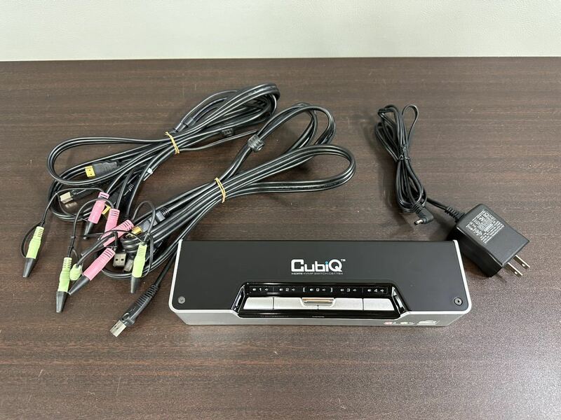 ATEN CS1794 USB2.0ハブ搭載 4ポート USB HDMI KVMPスイッチ 通電のみ確認済み 現状品