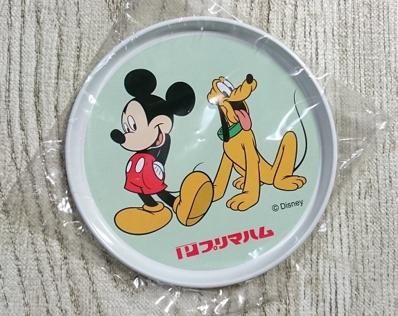 Disney　プリマハム　非売品コースター　ミッキーマウス＆プルート/未使用品